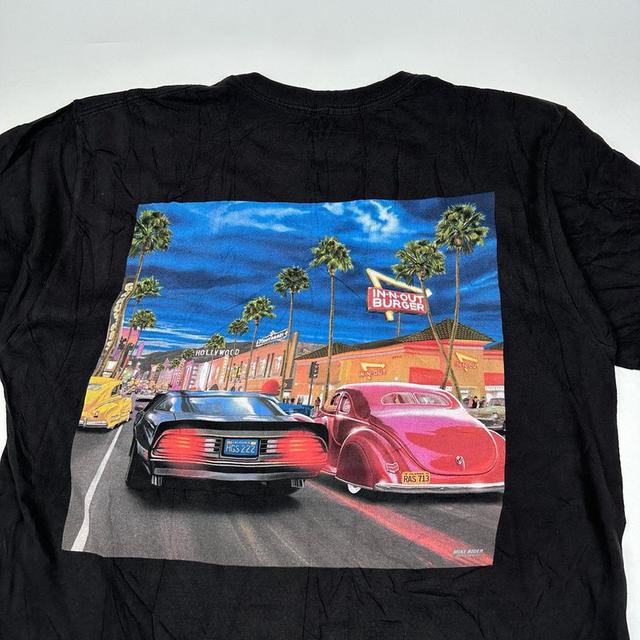 เสื้อยืดคอกลมแขนสั้น แบรนด์ IN-N-OUT BURGERS LAS VEGAS T-SHIRTS BLACK SIZE M งานแท้ 6