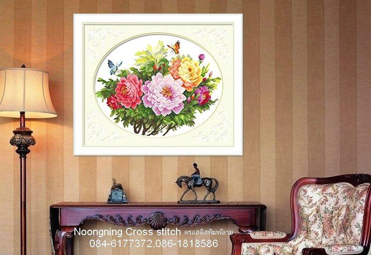 ร้าน Noongning Cross stitch ครอสติสพิมพ์ลาย จำหน่ายอุปกรณ์ครอสติส ภาพติดเพชร953 5