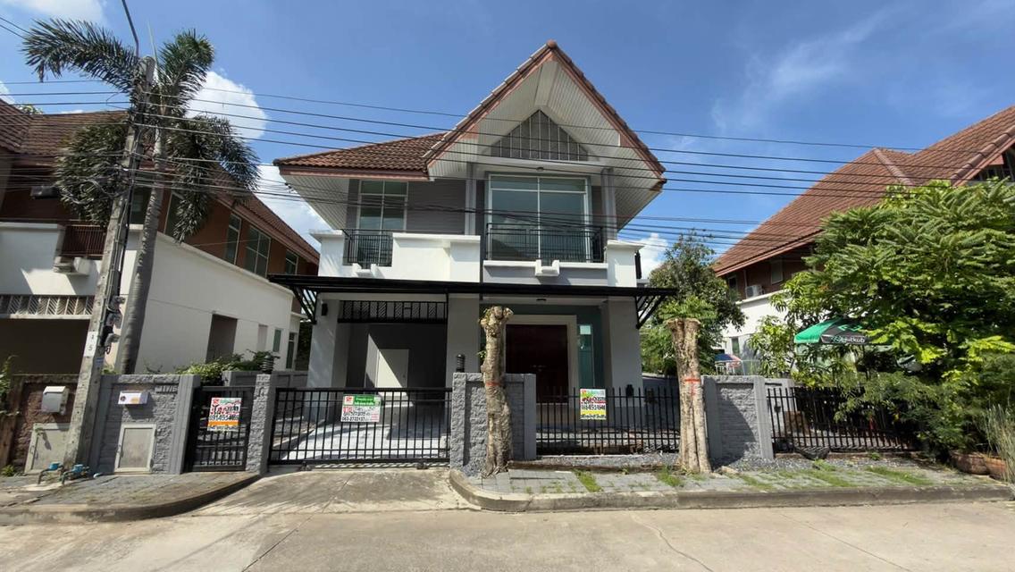🛡 รปภ. 24 ชม. กล้องวงจรปิด สวนหย่อม! บ้านเดี่ยวในหมู่บ้านดูแลดี ย่านลาดกระบัง 🌳 📍 🏠 หมู่บ้านไวกีกิ ชอร์ ถ.พัฒนาชนบท 4 2