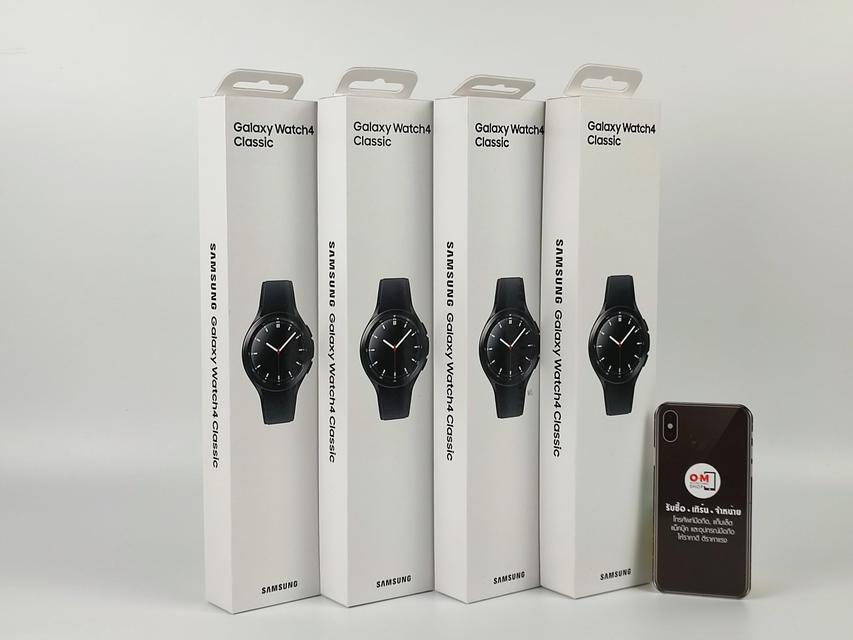 ขาย/แลก Samsung Galaxy Watch4 Classic 46mm สี Black (Bluetooth + Wifi + GPS ) ศูนย์ไทย สินค้าใหม่มือ1 เพียง 7,900 บาท  1