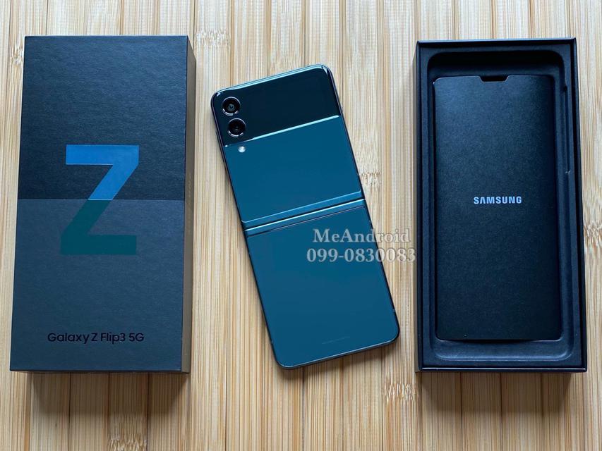 รูป Samsung Z Flip 3 5G สภาพสวยงาม ครบกล่อง ประกันยาว 2