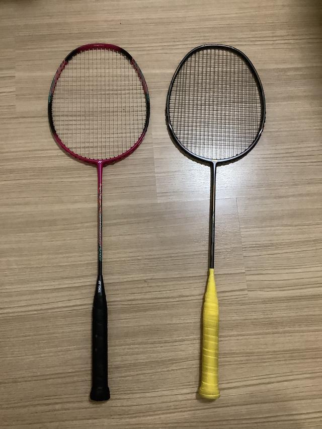 Lining Air Force 78G2(มีรอยนิดหน่อยตามรูป)-1400: Yonex Nanoflare Ability ขึ้นเอ็นมา26 (มีรอยนิดหน่อยตามรูป)-1600 0950561505 เบอร์ติดต่อครับ 5