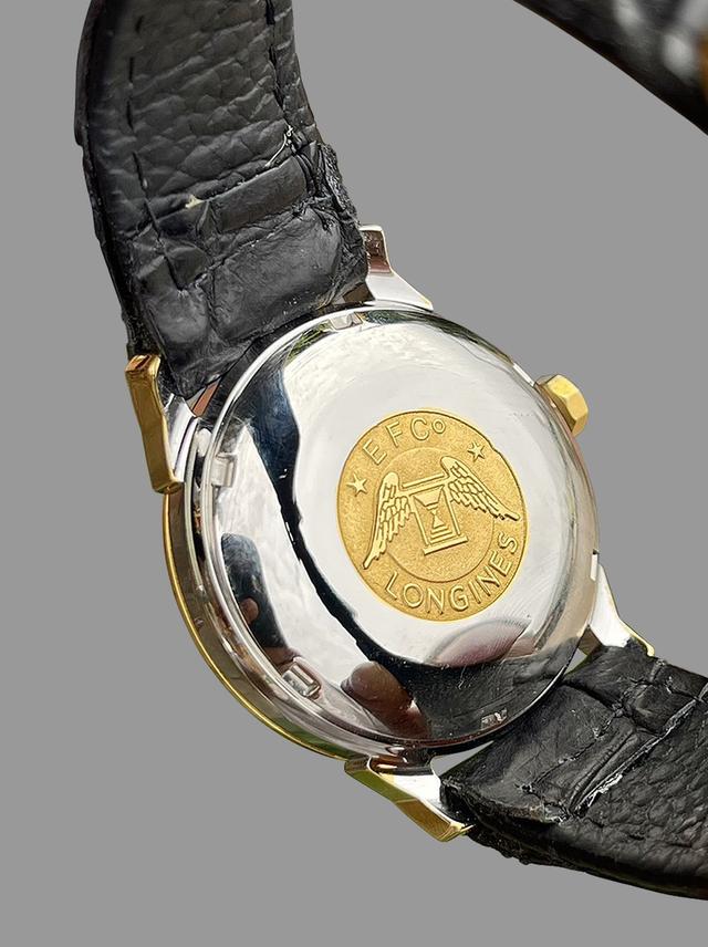 นาฬิกาLongines Automatic สีทอง หน้าปัดลายใยแมงมุม