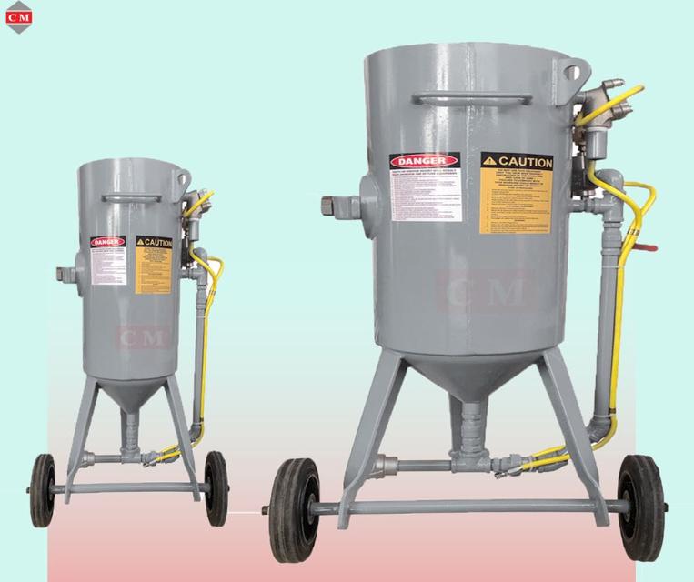 เครื่องยิงทรายกลางแจ้ง เครื่องลอกสนิม / Pressure Blasting Machine 120 แบบครบชุด 3