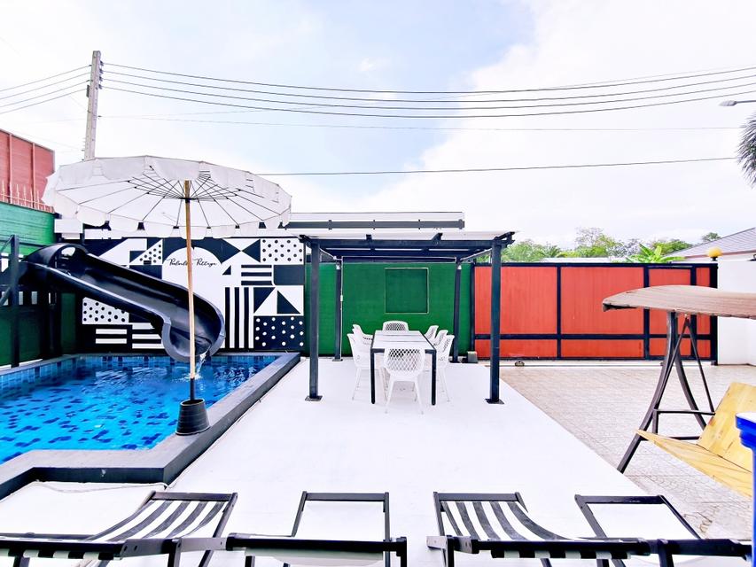 ขายบ้านเดี่ยว 100 ตรว. พร้อมเฟอร์นิเจอร์และสระว่ายน้ำส่วนตัว ราคาถูกกว่าจนตกใจ 7