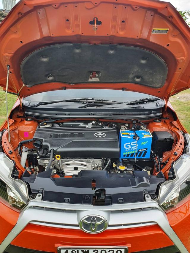 Toyota Yaris Eco 1.2E ออโต้ ปี2017 สีส้ม รถมือ1 5