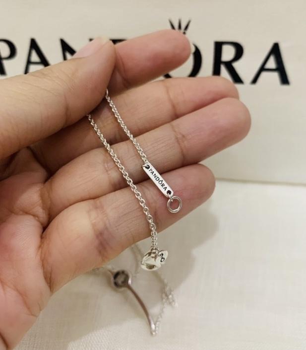 Pandora Round Sparkle Necklace 2