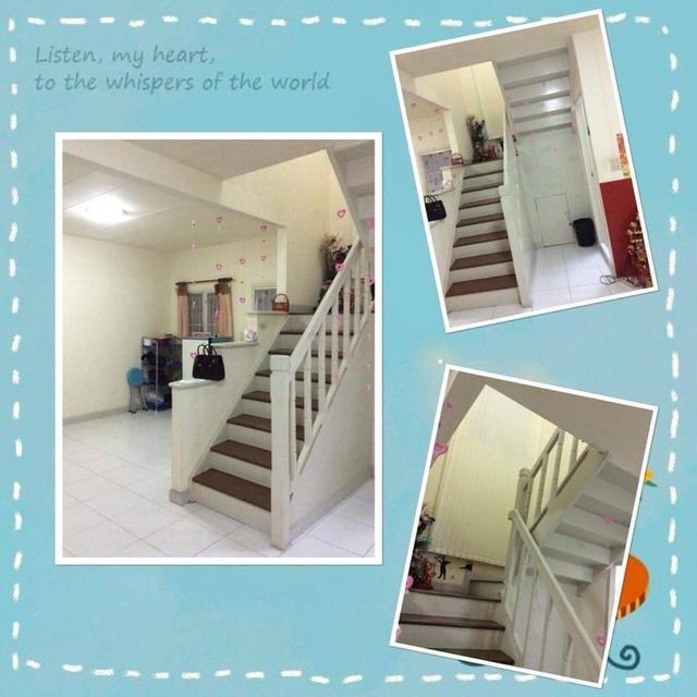 ให้เช่าทาวน์เฮ้าส์ พร้อมเข้าอยู่ เดือนละ 10,000 บาท (มัดจำ 15,000 บาท) พึ่งทาสีใหม่ เข้าทางซอยท่าข้าม วิ่งไปสุดซอยแล้วกลับรถ ชิดซ้าย เห็นเซเว่นอยู่ซ้า 6