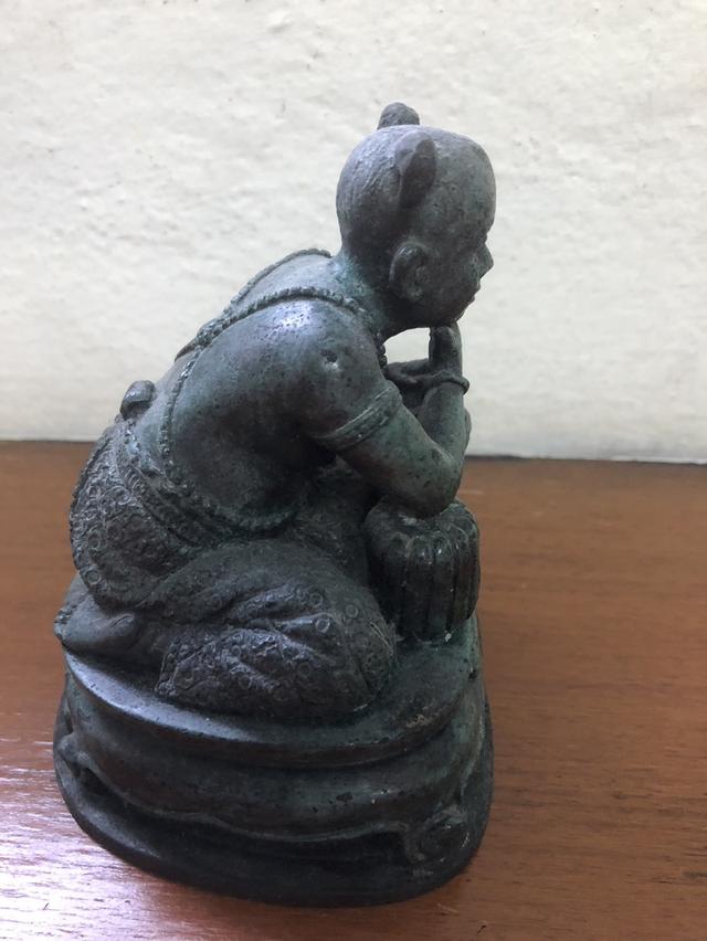 พี่กุมาร กุมารทอง พ่วงเพชร เก๊กหล่อ เนื้อสำริดศิลา หลวงปู่หงษ์ ปี 2548 นัดรับบางบอน 1