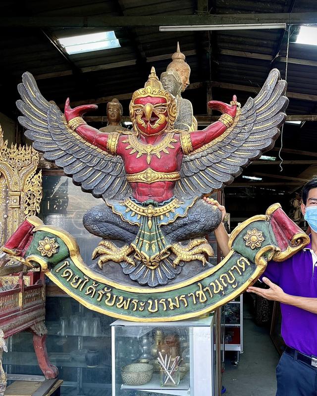 ครุฑแขวนผนัง องค์ใหญ่ ขนาด130ซม 5