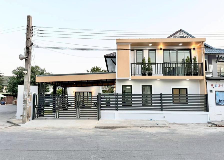🧡🧸หมู่บ้านพฤกษา14A วัดลาดปลาดุก 🧡🧸 บ้าน 2 ชั้น หลังมุมติดสวนสาธารณะ ตกแต่งใหม่พร้อมอยู่ 1