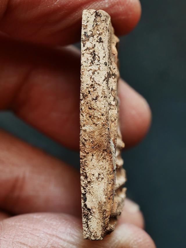 พระสมเด็จบางขุนพรหม กรุใหม่ พิมพ์สังฆาฎิ-ไม่มีหู....เก่า เดิมๆ รูปที่ 11