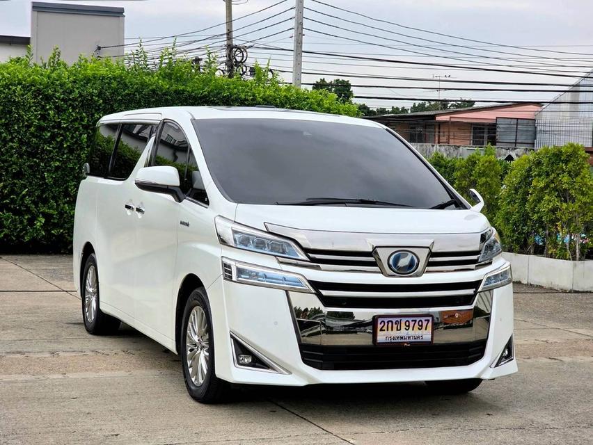 (แจ้งรหัสรถ PEAT642) 📌 TOYOTA VELLFIRE 2.5 VL HYBRID 2019 ตัว TOP สุด Full Option!! 🚐💨✨
