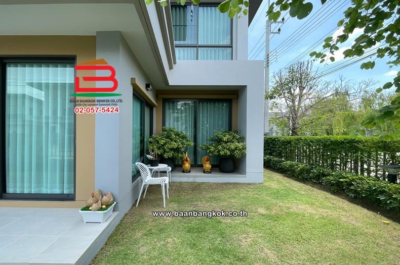 บ้านเดี่ยว 2 ชั้น เนื้อที่ 60.3 ตร.ว. โครงการ เวนิว ไอดี รังสิต-ปทุมธานี (ซอย 8) ใกล้มหาวิทยาลัยปทุมธานี ตำบลบ้านกระแชง อำเภอเมืองปทุมธานี ปทุมธานี 2