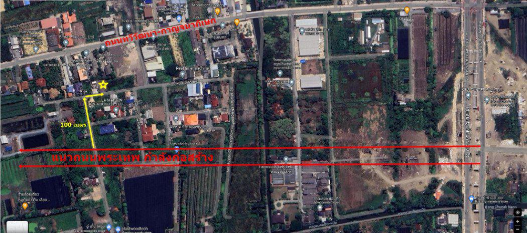 ขายด่วนที่ดินเปล่าถมสูง 1 งาน ห่างเพียง 100 เมตรจากถนนพรานนก-พุทธมณฑล (ถนนพระเทพ) ราคาไม่แพง  ID-12875 2
