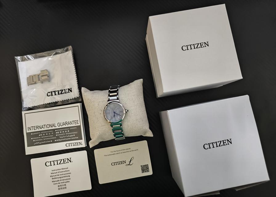 Citizen L"May Bells" EM1060-87N Eco-Drive มือสอง สภาพ99.99% รูปที่ 8