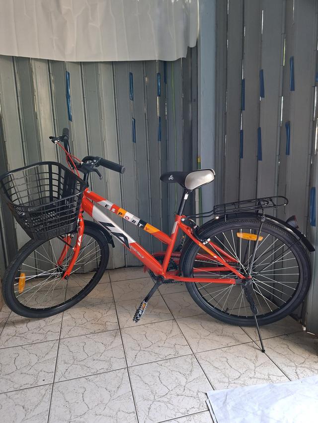 จักรยานแม่บ้านLAรุ่นE-SPORTY24"สีแดง