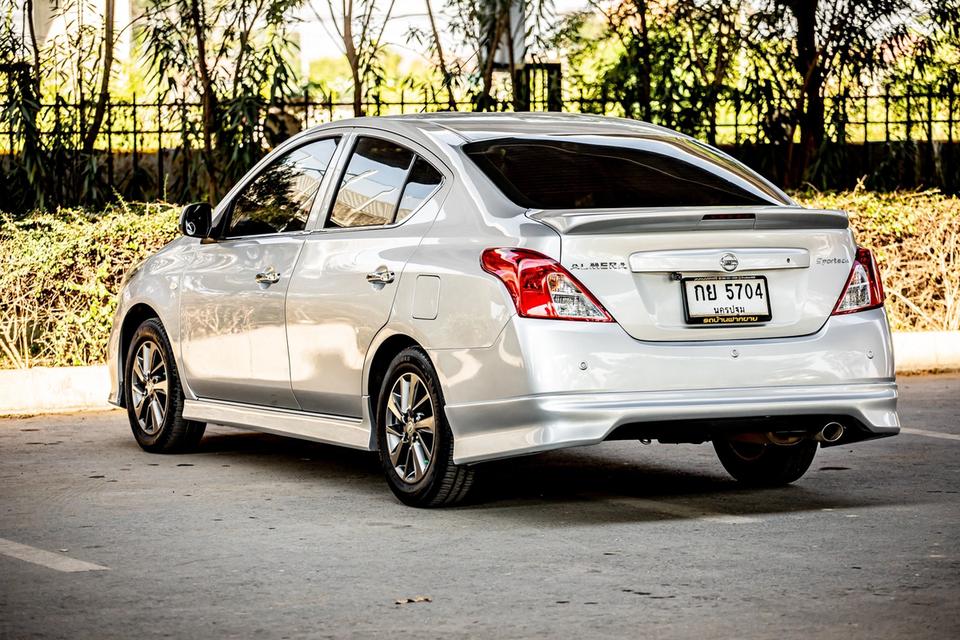 NISSAN ALMERA 1.2 E SPORTECH ปี 2018 สีบรอนซ์ มือเดียวป้ายแดง 6