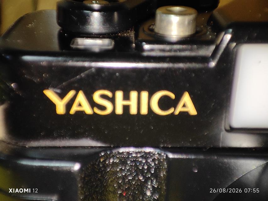 กล้องฟิล์ม Yashica MF-2 Super ผลิตที่ญี่ปุ่นเมื่อปี 1986 ผลิตโดย Kyocera Corporation สภาพตัวกล่องสวยสมบูรณ์ไม่มีตำหนิ ซองหนังมีตำหนิ(รูปสุดท้าย) รูปที่ 4