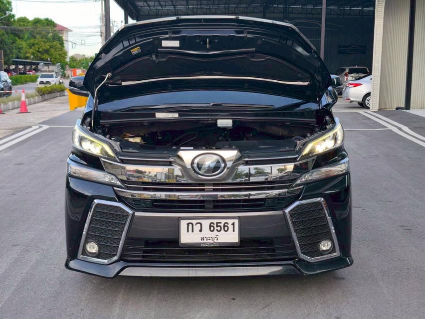 รหัสรถ KPV6561 2015 TOYOTA VELLFIRE 2.5 ZG TOP สุด สีดำ 6