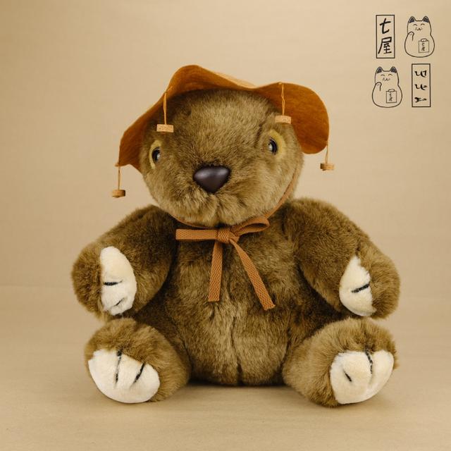 ตุ๊กตา VGT Old Fur สัตว์ออสเตรเลีย・วอมแบต 🐨 Wombat Plush・Standard・Seated Edition・27 cm・WINDMILL・Australian Plush・Featherdale Wildlife Park