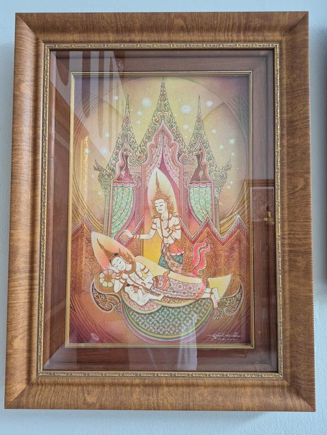 ภาพวาดพุทธศิลป์ผลงาน อาจารย์สุวัฒน์ แสนขันติ