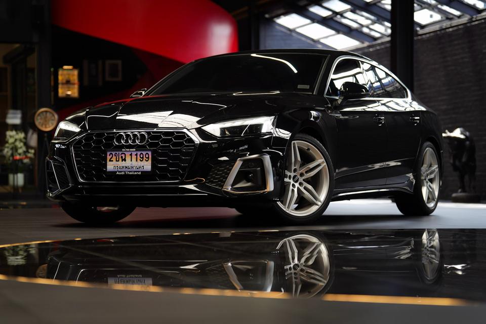 Audi A5 40 TFSI S-line 2024 รถมือเดียว ไมล์น้อย 6,xxx KM. ลำดับที่ 1 Warranty รับประกันตัวรถ 5 ปี