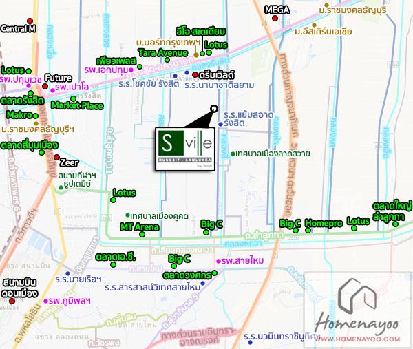 หมู่บ้าน เสนาเอสวิลล์ รังสิต ลำลูกกา คลองสี่ ลำลูกกา ปทุมธานี 11
