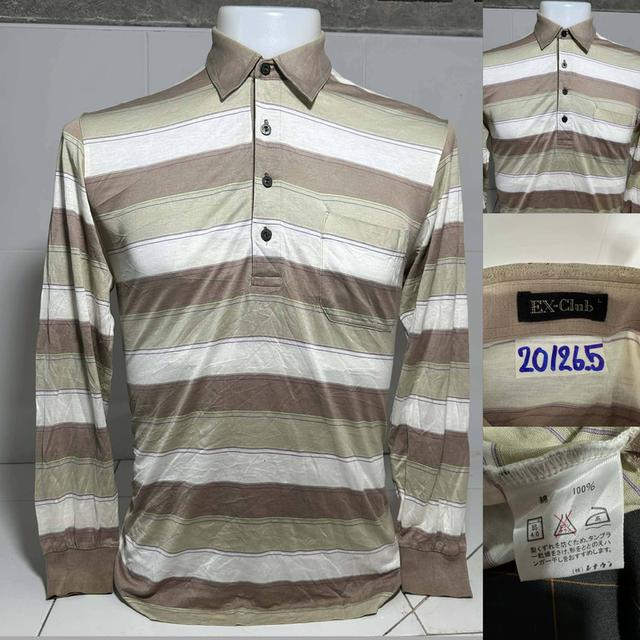 เสื้อคอปกแขนยาวเสื้อมือสอง รูปที่ 15