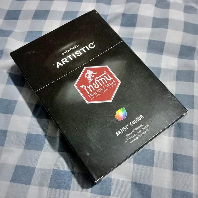 สีน้ำไทยโทน ชุด A :ThaiTone Water Colours Set A ขนาด 12 ml. 25 สี ของใหม่ทุกหลอด ยังไม่เคยเจาะ พร้อมแก้วไทยโทนลายเขียวน้ำไหล รูปย่อยที่ 4