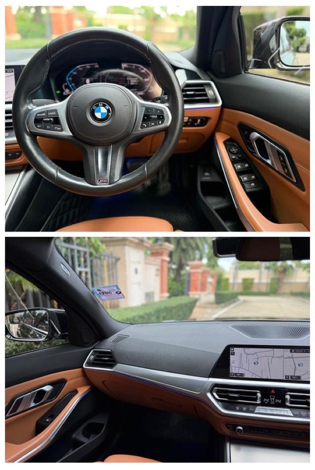 BMW 320D M sport G20  ปี 2020 สีดำ ♨️มือเดียว สภาพป้ายแดง รถบ้านไมล์แท้วิ่งน้อย 7