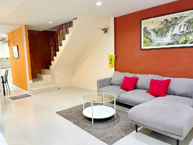 ม.นอร์ทกรุงเทพ 4.4 กม MRT วัชรพล 2.5 กม.ขาย-เช่าทาวน์เฮาส์ 2 ชั้น 18 ตร.วา.145 ตร.ม..2นอน