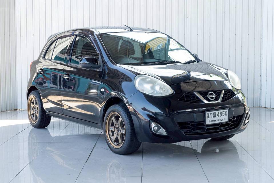 NISSAN MARCH 1.2 E เกียร์ MT ปี 2018 สีดำ โฉม ปี10-ปัจจุบัน รูปที่ 3