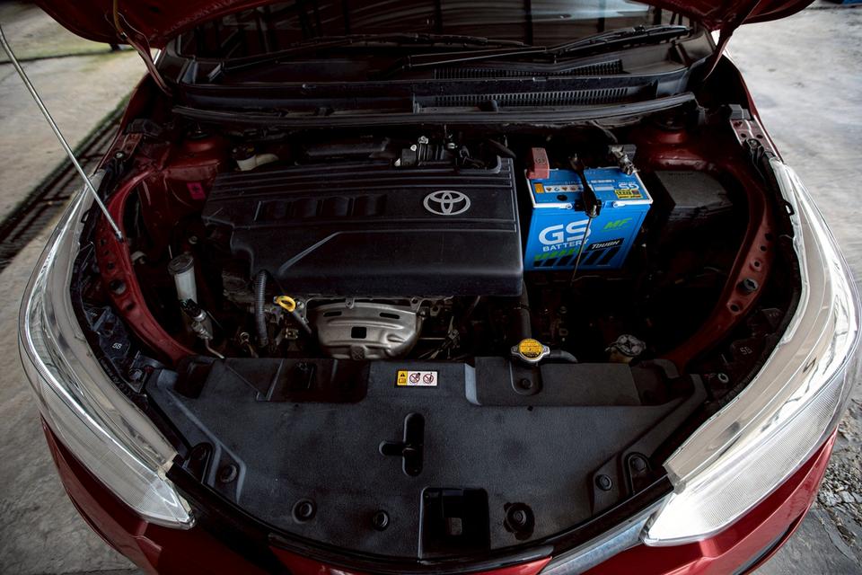 Toyota Yaris 1.2 Entry ปี 2018 สีแดง มือเดียวป้ายแดง  18