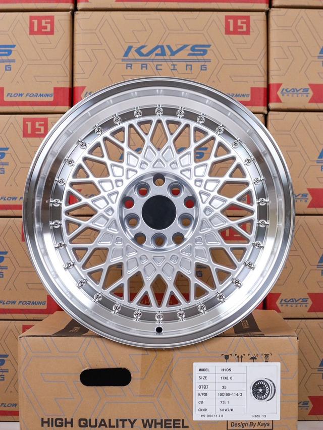 ล้อใหม่17×8  ใส่ได้5/1005/114.3 4/100 /1114.3ออฟ