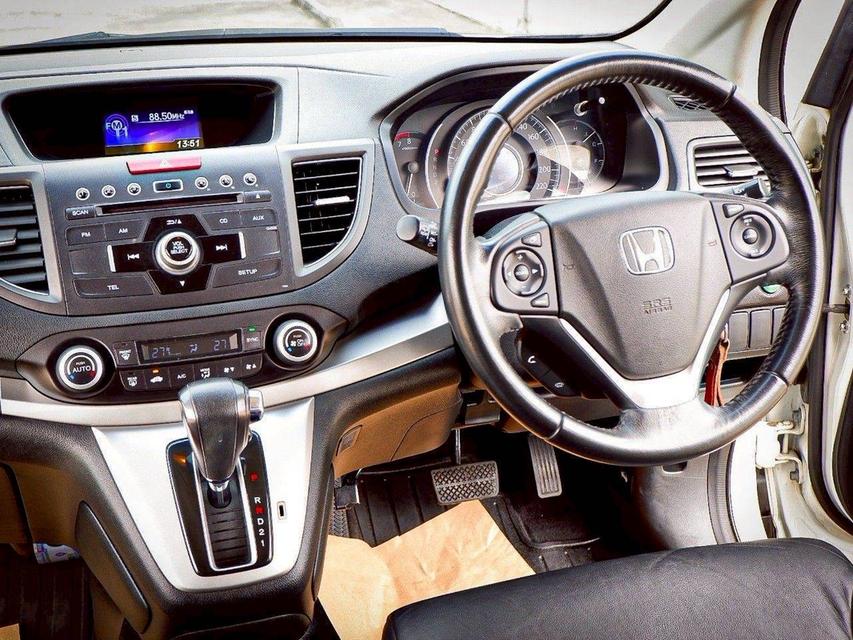 รหัสรถ QT9333 HONDA CRV 2.0 E (i-VTEC) เกียร์ Auto 4WD สีขาวมุก ปี 2014  11