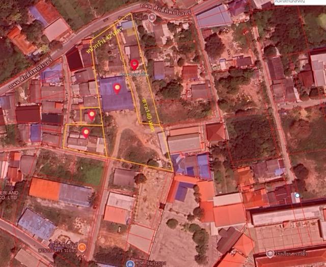 ขายที่ดินผังสีแดง ใจกลางเมืองระยอง ใกล้เซ็นทรัลเพียง 2 นาที! ทำเลทอง เหมาะสร้างคอนโด/โรงแรม 1