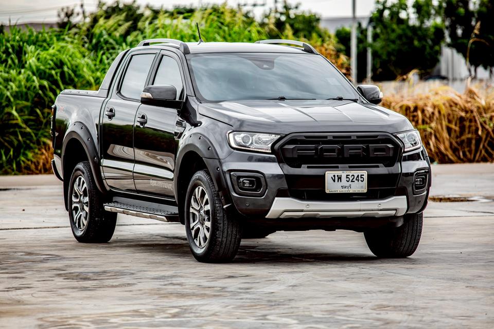 Ford Ranger Wildtrak 2.0 Bi-Turbo 4X4 Auto ปี2019 สีเทา มือเดียวป้ายแดง 3