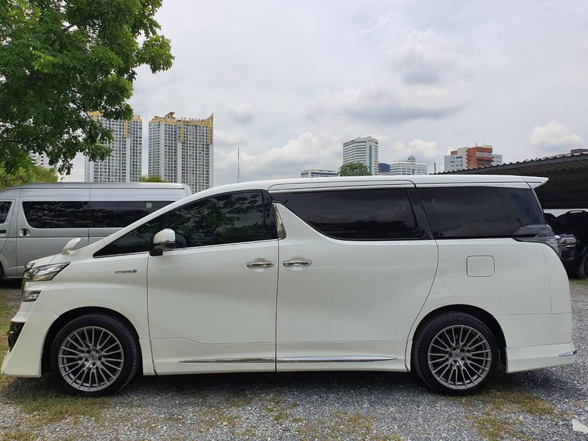 Toyota Vellfire Hybrid X 2.5 ปี2017 สีขาว เช็คศูนย์ 6