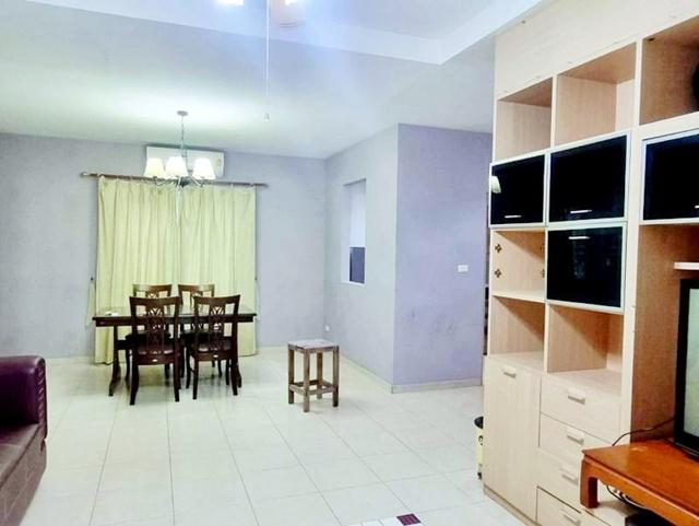 4นอน ถ.ลาดกระบัง ให้เช่าบ้านเดี่ยว 2 ชั้นหลังมุม 3 น้ำ 72 ตร.วา. 290 ตร.ม ARL สุวรรณภูมิ 4กม.พร้อมเฟอร์ฯ 4