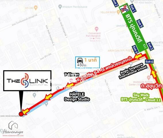 ขาย/ให้เช่าคอนโด “เดอะ ลิ้งค์ สุขุมวิท 64 (The Link Sukhumvit 64)” ใกล้ BTS-ปุณณวิถี (ชั้น 2, 35.07 ตร.ม. 1 น 1 น้ำ 1 จอ 2