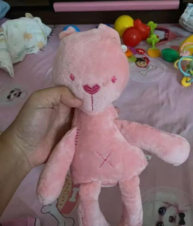 ขายตุ๊กตา EVOLI Baby Huggable Bunny สีชมพูพร้อมสลักชื่อ