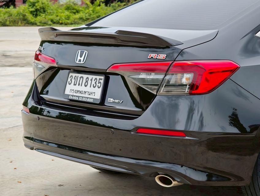HONDA CIVIC FE Sedan 4dr e:HEV RS E-CVT FWD 2.0 Y22. สีดำ  เกียร์ออโต้  6