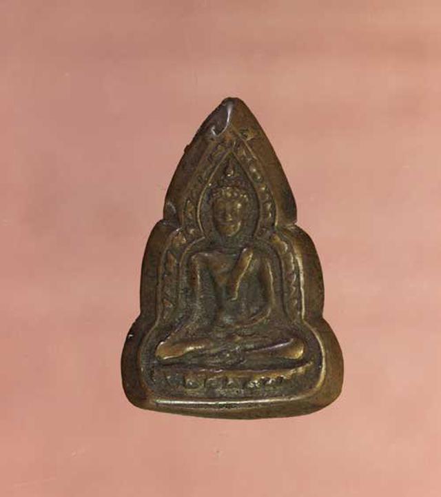 เหรียญ หล่อ ชินราช หลวงพ่อเงิน  เนื้อโลหะผสมเก่า   ค่ะ p975 1