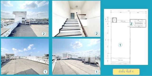 ราชดำเนิน ใกล้สหประชาชาติ พร้อมช่องลิฟท์ จอดรถ16คัน สะพานพระราม8 ให้เช่าอาคารพาณิชย์ 2 อาคารใหญ่ 165ตรว. 1290ตรม. 7