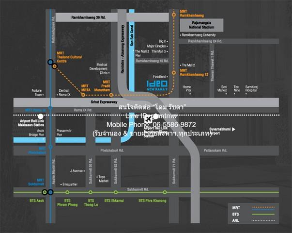 CONDO. ไอดีโอ พระราม 9 - ตัดใหม่ IDEO New Rama 9 ทำเลน่าอยู่ เป็นคอนโดพร้อมอยู่ มีการตกแต่งภายในเพิ่มเติมได้แบบเรียบหรู  2