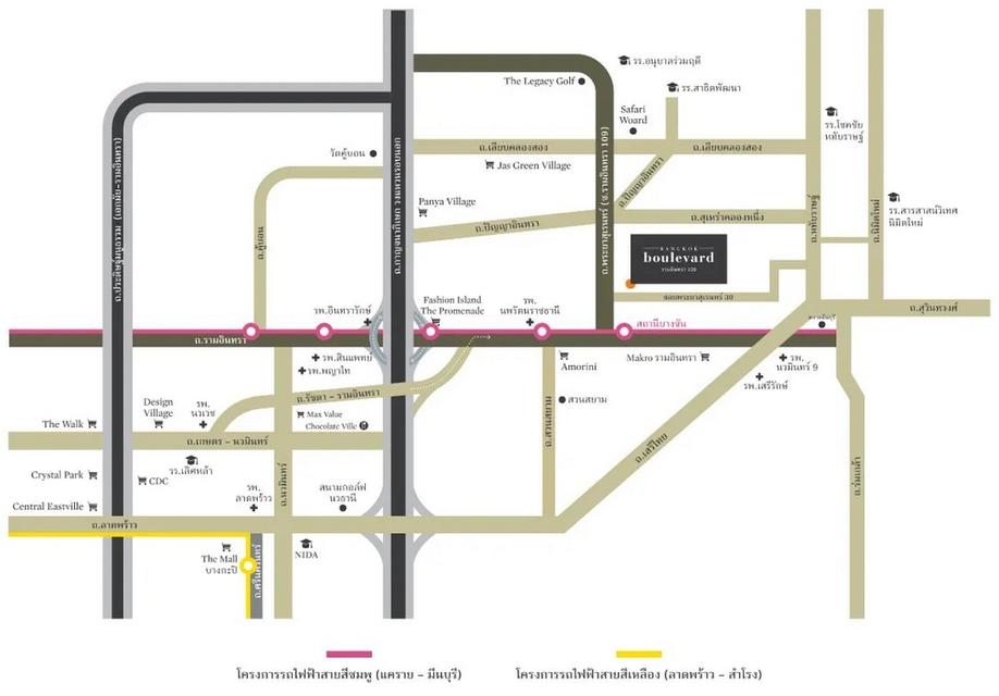 โครงการ บางกอก บูเลอวาร์ด รามอินทรา 109 บ้านเดี่ยวสุดหรู 62.9 ตารางวา 5 ห้องนอน 5 ห้องน้ำ จอดรถได้ 3 คัน ใกล้แฟชั่นไอส์แลนด์ 12