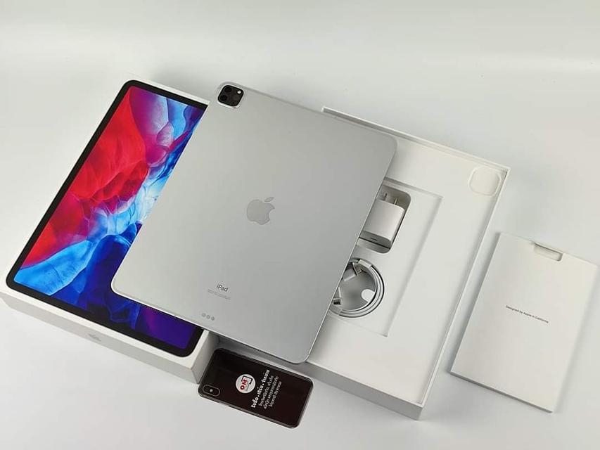 ขาย/แลก iPad Pro 11นิ้ว (2020) 1TB (Wifi+Cellular) สี Silver ศูนย์ไทย สภาพสวยมาก แท้ ครบยกกล่อง เพียง 34,900 บาท  1