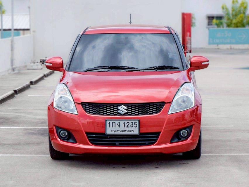 Suzuki Swift 1.25 GLX เกียร์ Auto สีส้ม ปี 2012 (ตัวท็อป)