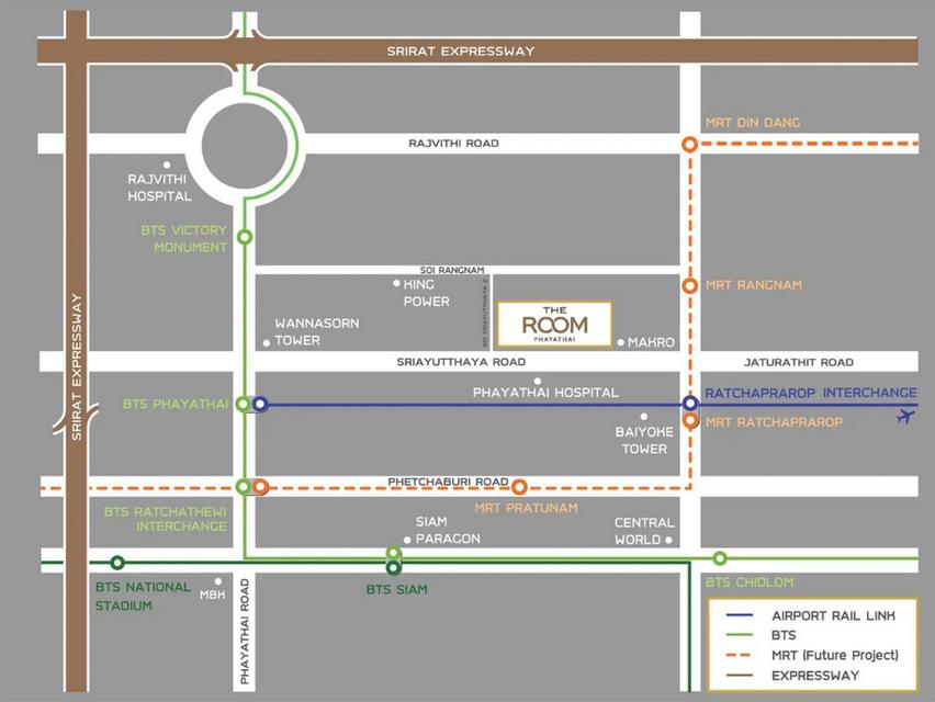 New Condo The Room Phayathai ห้องใหม่เอี่ยม 27 ตารางเมตร ชั้นสูง ตกแต่งใหม่สุดหรู พร้อมเข้าอยู่ 12